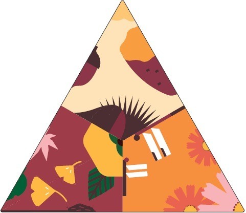 みてみてミラー・三角形カード