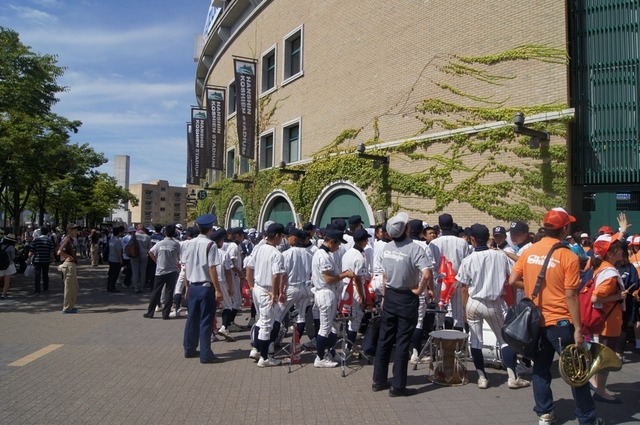 甲子園球場のようす