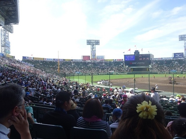 甲子園球場のようす