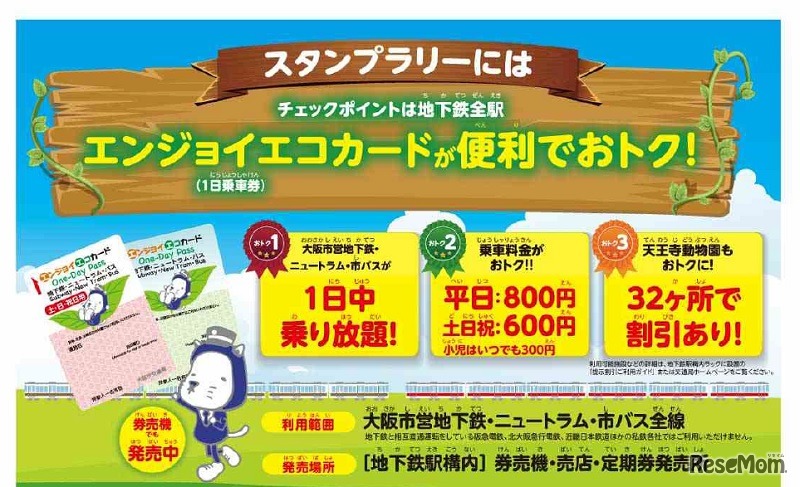 1日乗車券「エンジョイエコカード」