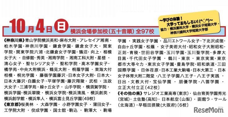 参加校一覧（10/4）