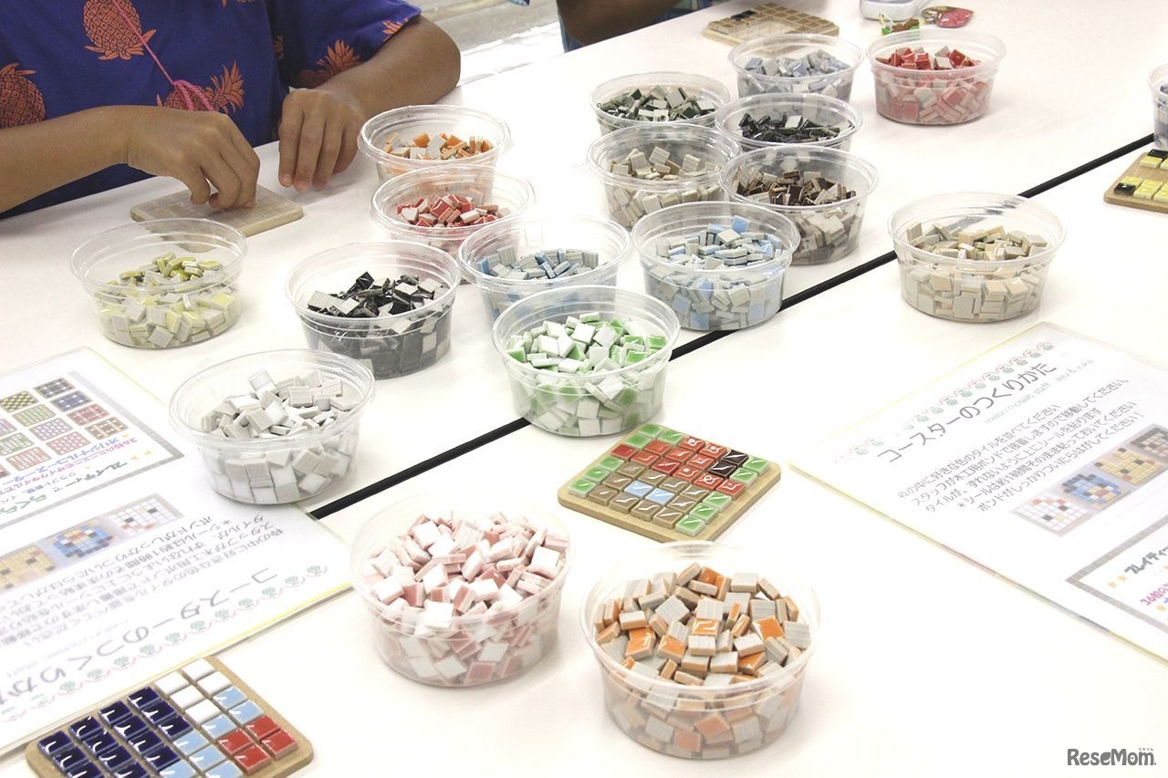 36粒で何を作ろう？どの子どもも真剣な表情