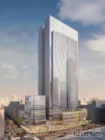 高層部全景の外観イメージ