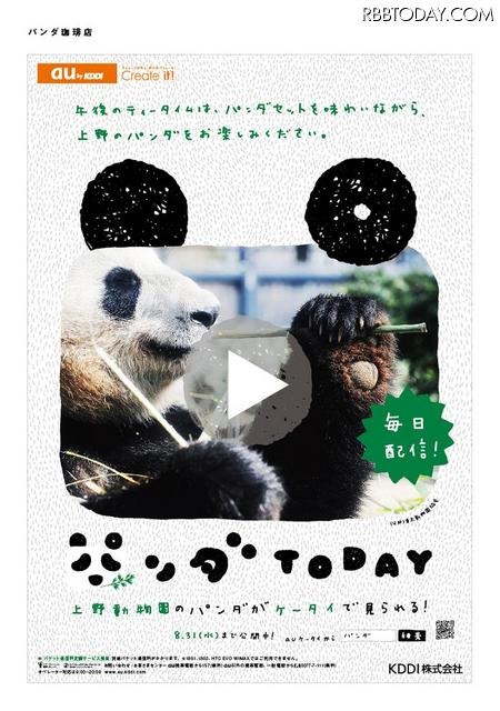 パンダゆかりの地に貼りだされるポスター パンダゆかりの地に貼りだされるポスター