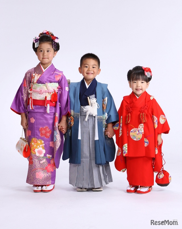 着付け、記念写真撮影も