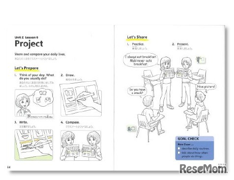 21世紀型スキルが習得できる構成