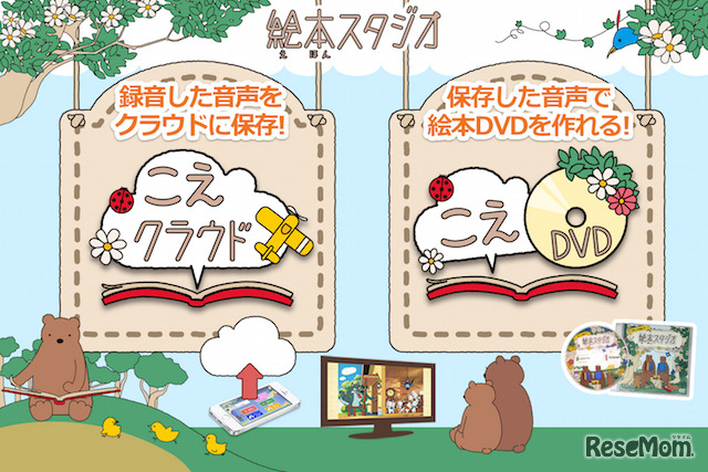 「こえクラウド」「こえDVD」イメージ