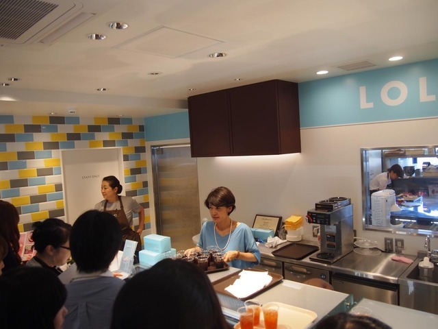 ローラズ・カップケーキ店内