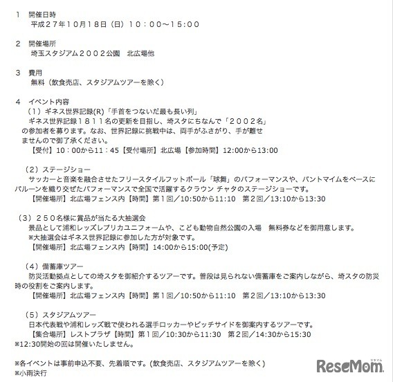 「みんなの美園フェスタ」の概要