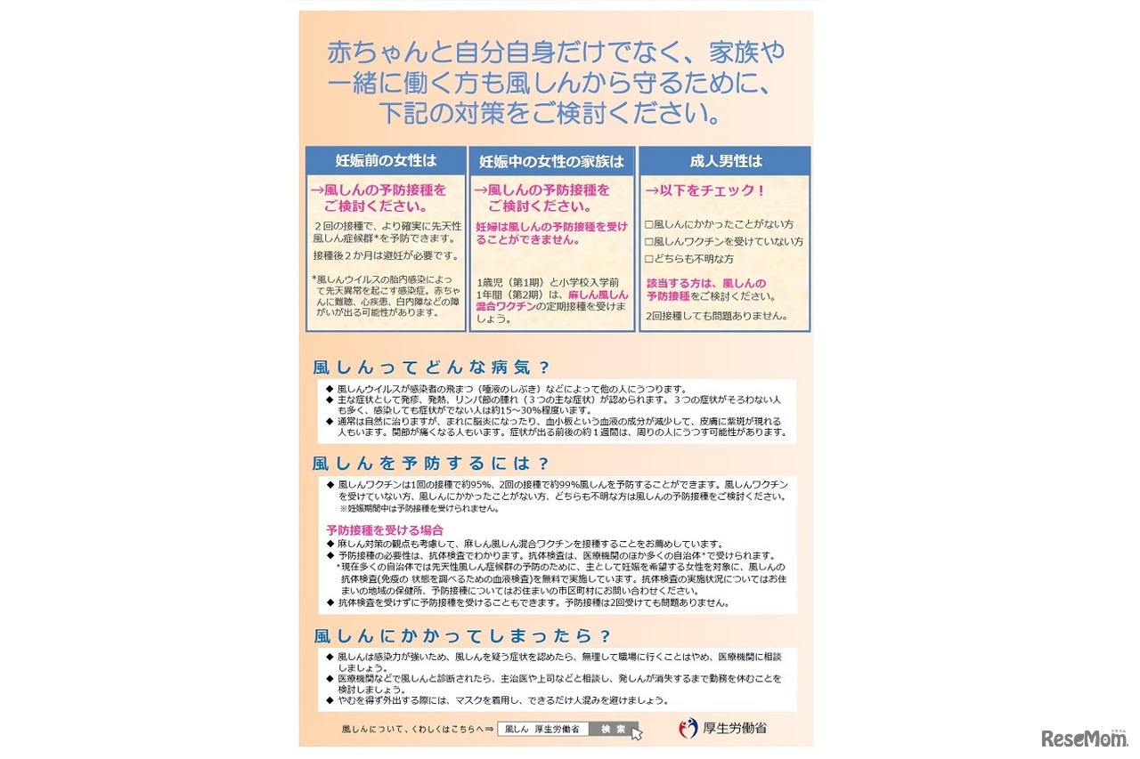 家族や職場でも感染予防が必要