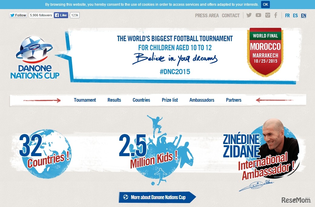 Danone Nations Cup Official Web Site