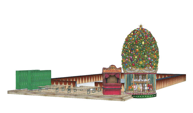 羽生結弦とコラボのスケートリンク、丸ビルに登場