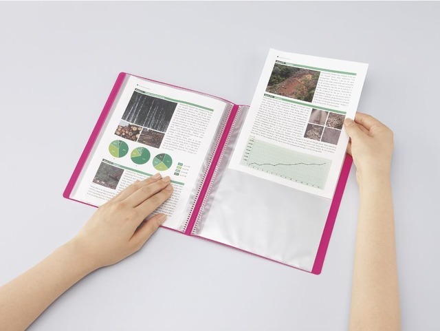 A5サイズの書類整理に最適なクリヤーブック