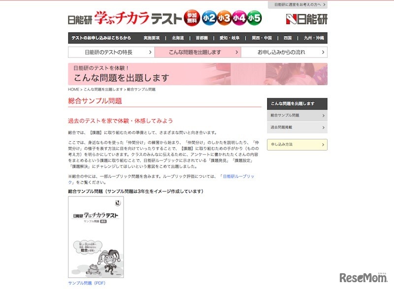 出題問題について