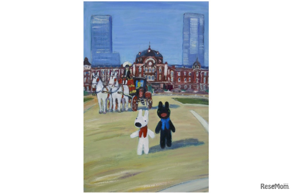 同展のための新作原画「リサとガスパール＠TOKYO STATION」 (c) 2015 Anne Gutman ＆ Georg Hallensleben ／ Hachette Livre