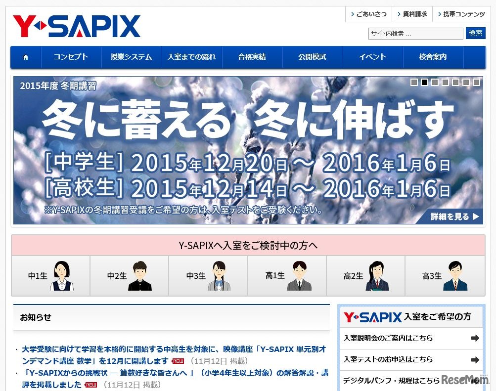 Y‐SAPIX