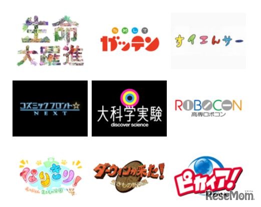 参加するNHKの科学番組一覧