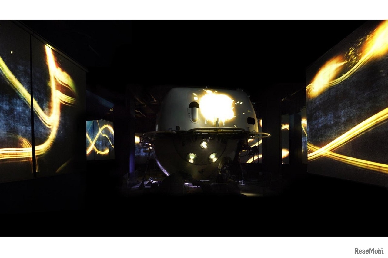 空書 ライン、魚、そして、しんかい2000