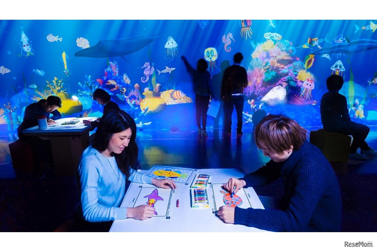 お絵かき水族館