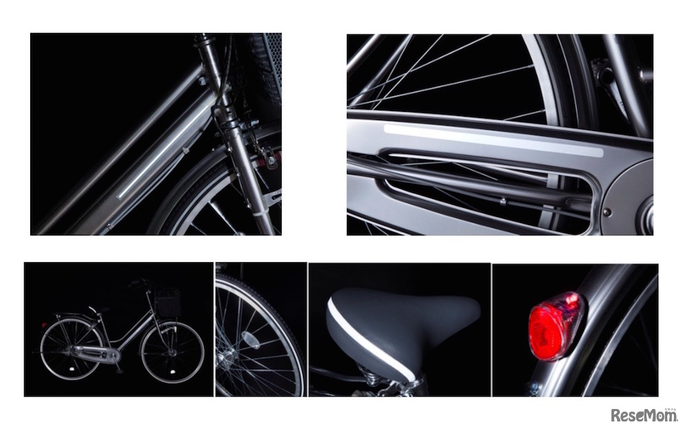 各パーツ部分に光る仕組みを搭載