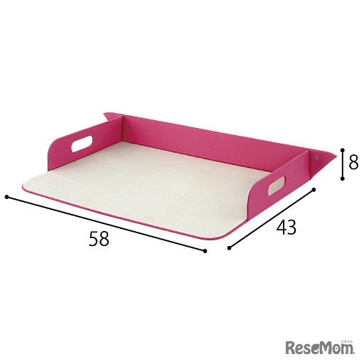 お片付けデスクマット（ピンク）