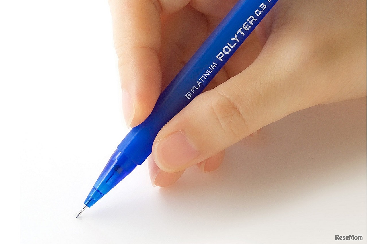 芯を支えるガイドパイプの先端を丸く研磨