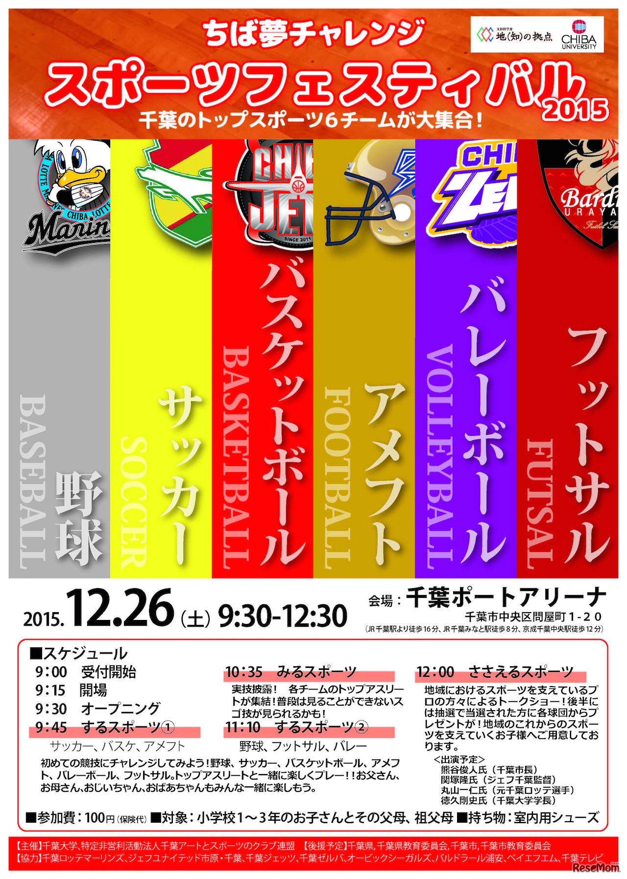 ちば夢チャレンジスポーツフェスティバル2015