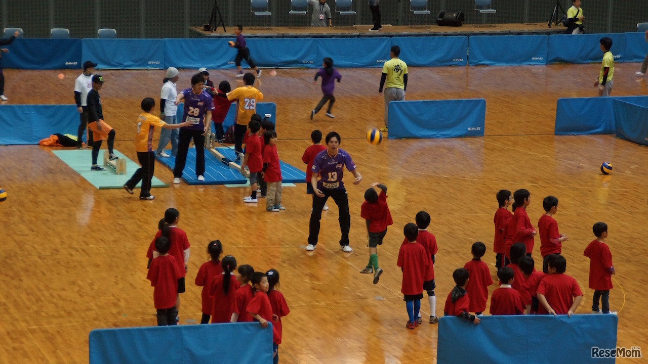 するスポーツ（バレー）