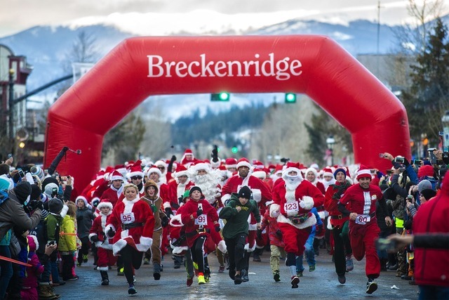 アメリカ・コロラド州【ブレッケンリッジ】サンタクロースマラソン