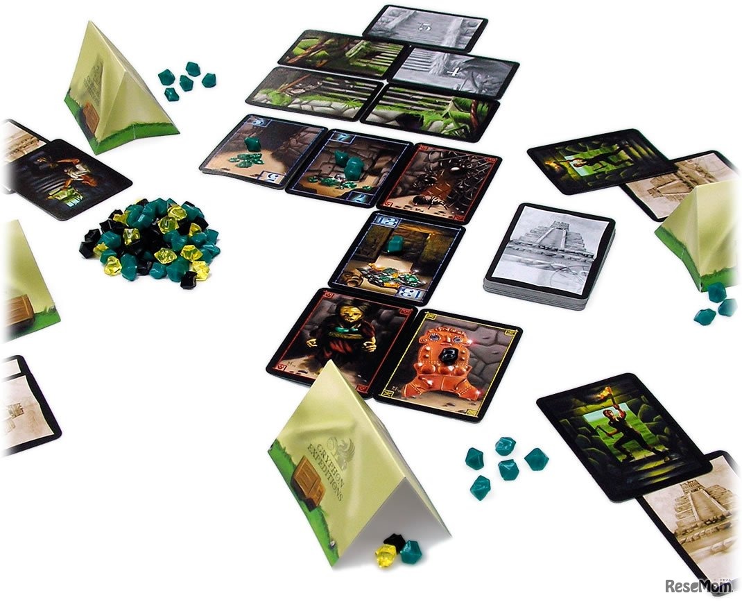 より多くの宝石を手にするのは？　「インカの黄金」　（画像提供：すごろくや）