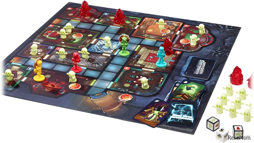 協力プレイがキモの「おばけ屋敷の宝石ハンター」　（画像提供：すごろくや）