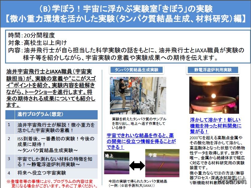 実施予定トークショー内容