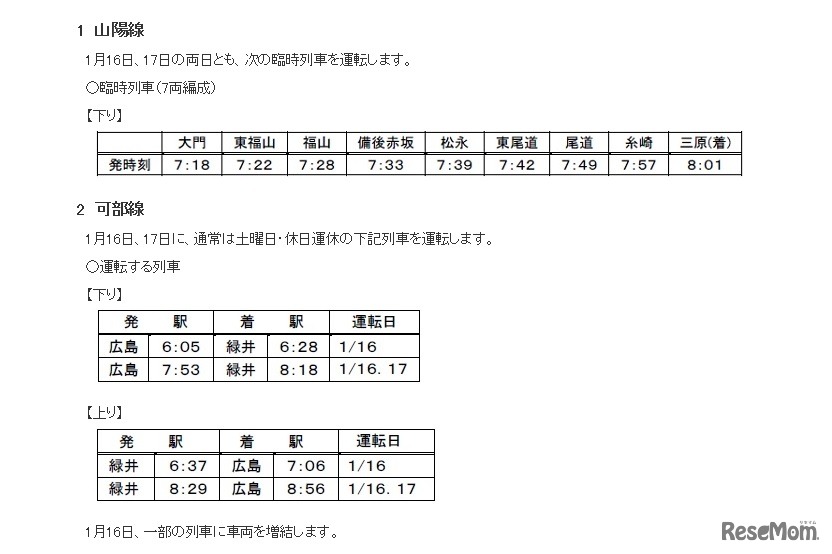 山陽線・可部線