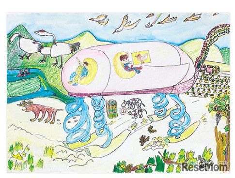 「北のみらいのクルマの絵コンテスト」の受賞作品