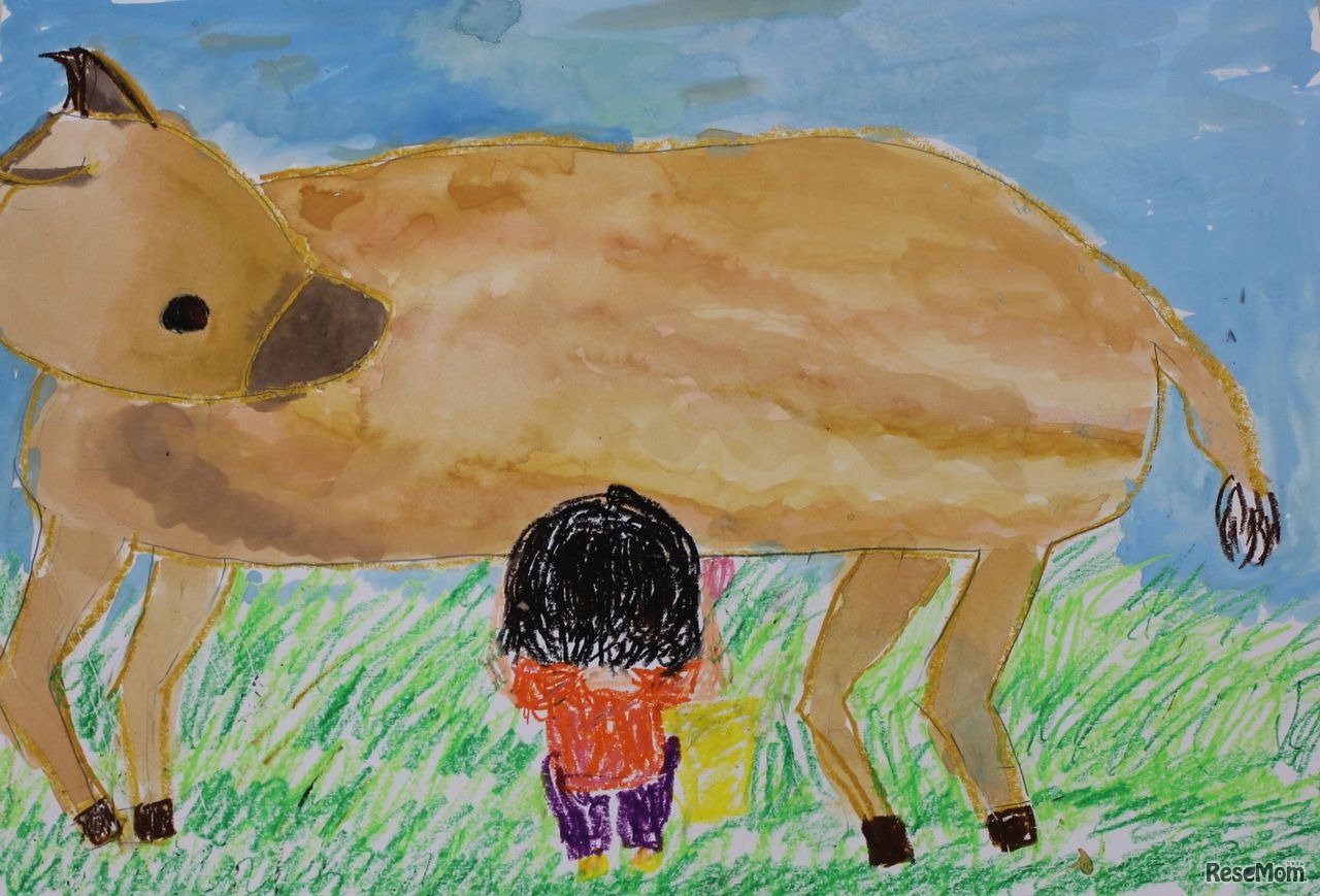 小学3年生　築山律乃さんの作品（写真提供：さいたま市緑区）