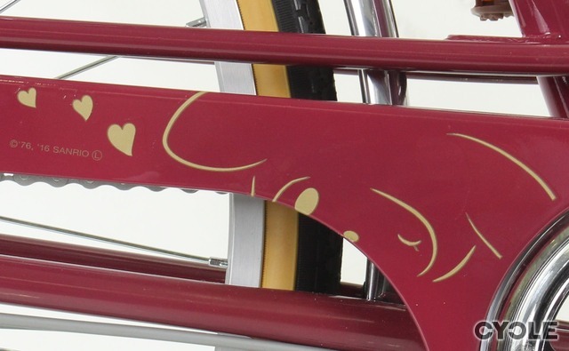 あさひ×サンリオのコラボ自転車「フェリーク×サンリオ」…キティとマイメロディが描かれる