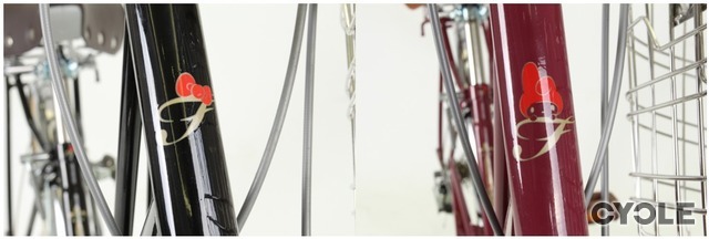 あさひ×サンリオのコラボ自転車「フェリーク×サンリオ」…キティとマイメロディが描かれる
