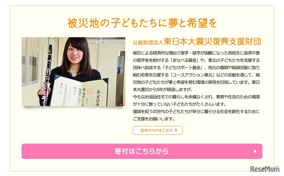 支援先団体の紹介（一部）