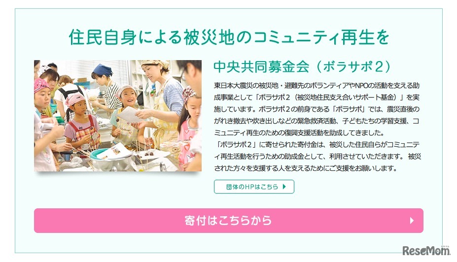 支援先団体の紹介（一部）
