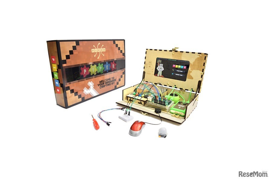 人気ゲーム「マインクラフト」で電子工作を学ぶツールボックス