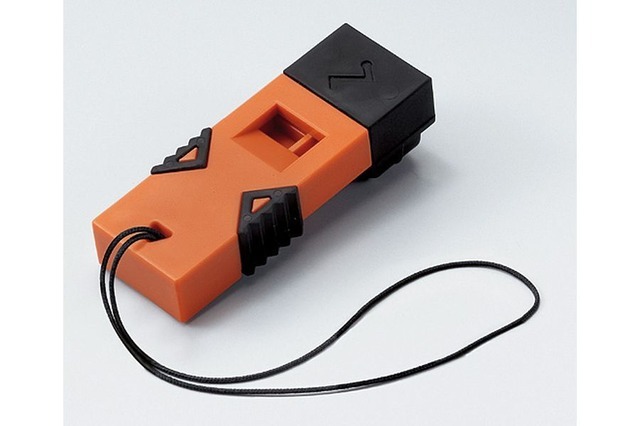 救助笛ツインウェーブ オレンジ