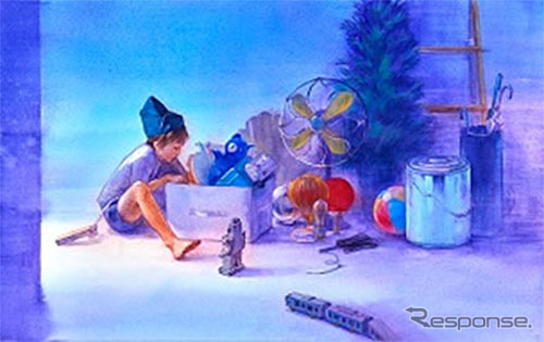 絵本大賞作品「ちかしつのなかで」 より