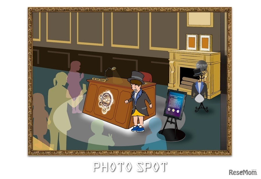 タイムトラベル・コンシェルジュと同じコスチュームを着て写真が撮れる