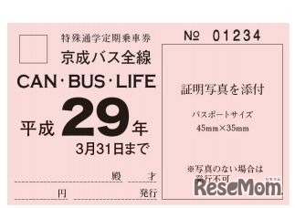 「CAN・BUS・LIFE」の券面デザイン