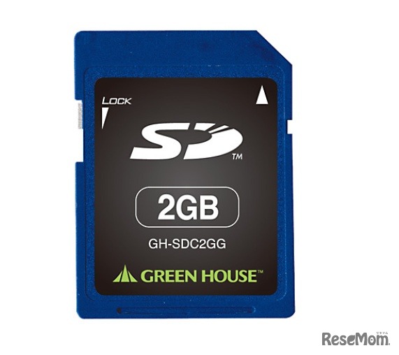 GREEN HOUSE製品「GH-SDC*Gシリーズ」http://www.green-house.co.jp/products/pc/memorycard/sd/gh-sdc_g/