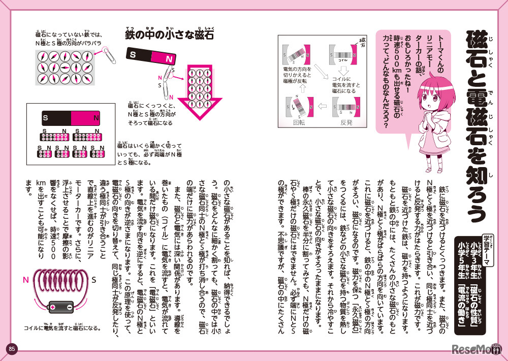 「超まるわかり 理科のきほん」中面イメージ