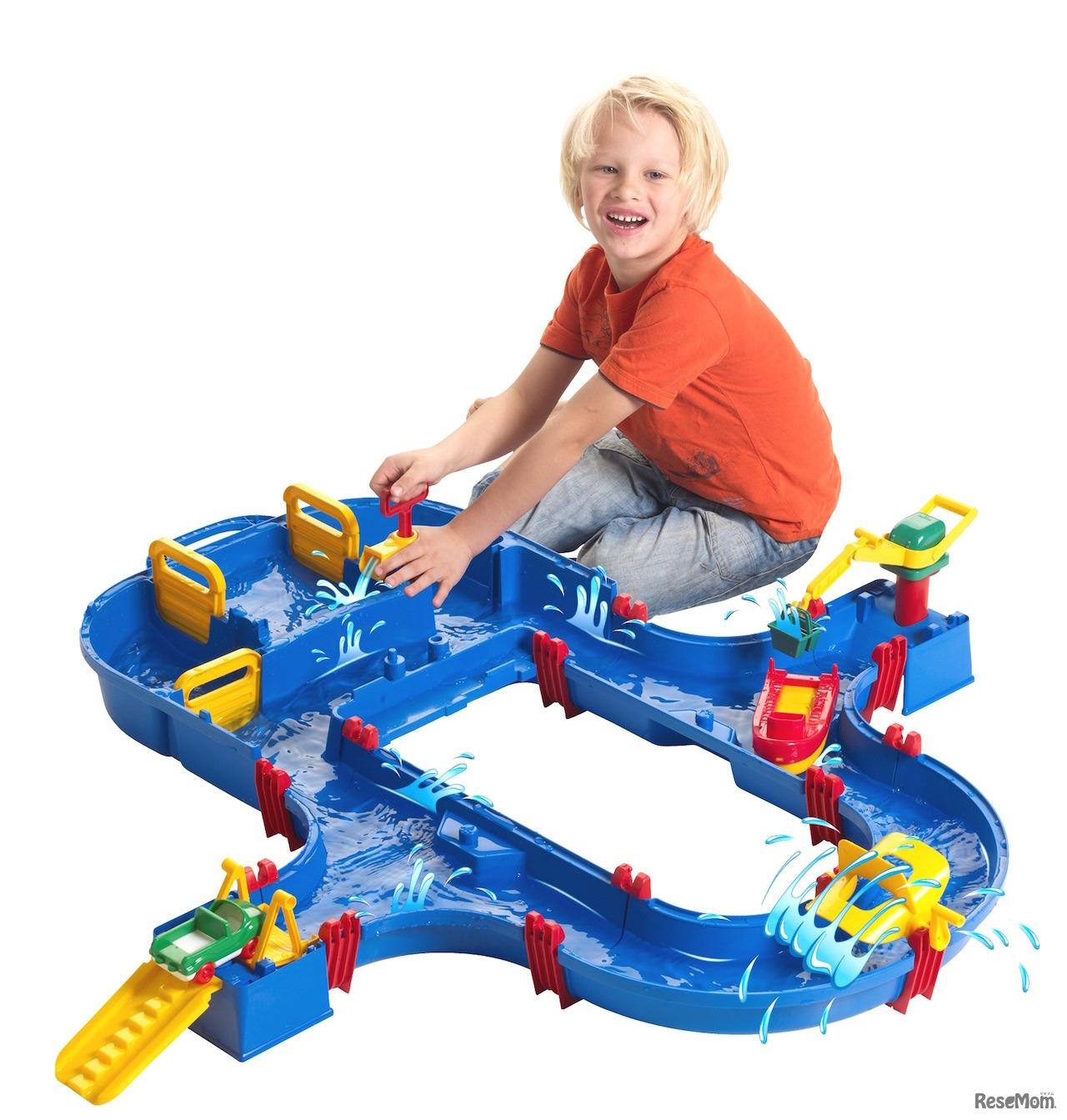 「アクアプレイ」シリーズの既存商品「カナルロック・ニュードックセット」