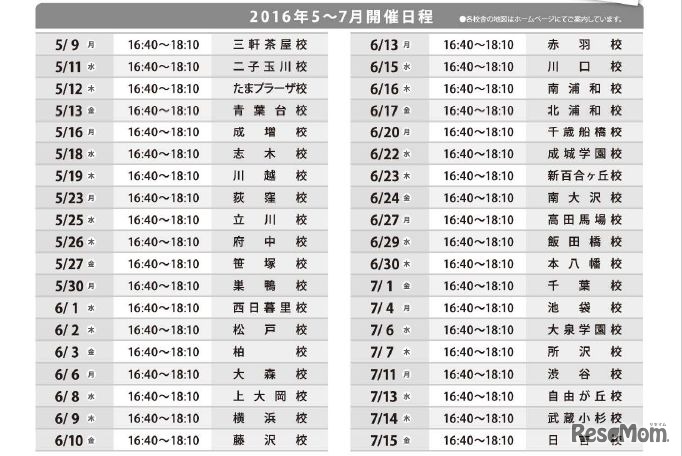 TOMASサイエンス教室第6弾「ふしぎな水実験」開催日程