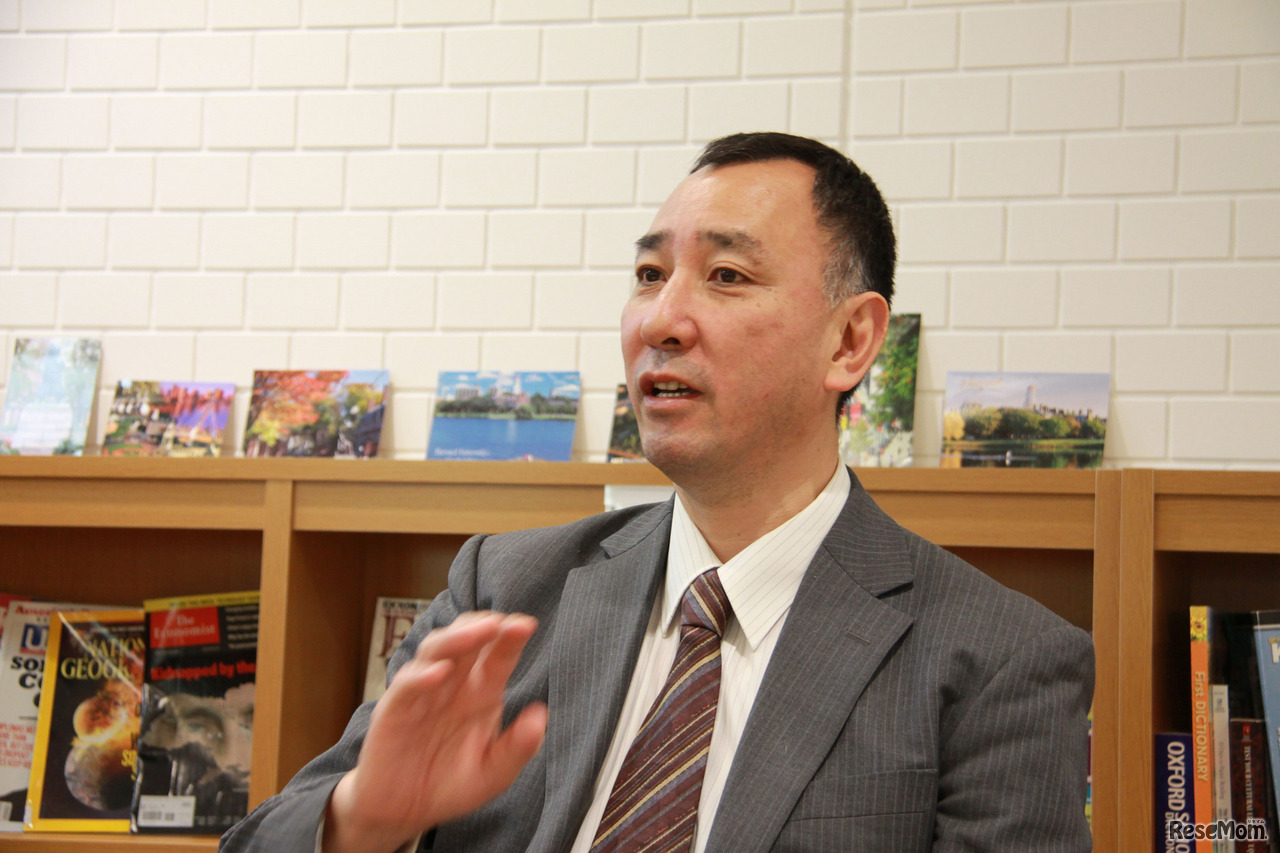 SAPIX 国際教育センターの赤嶺修一郎本部長