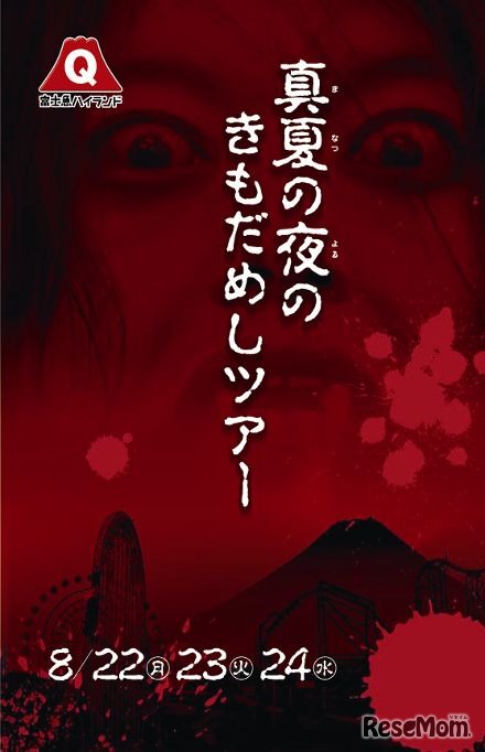 真夏の夜の遊園地 きもだめしツアー